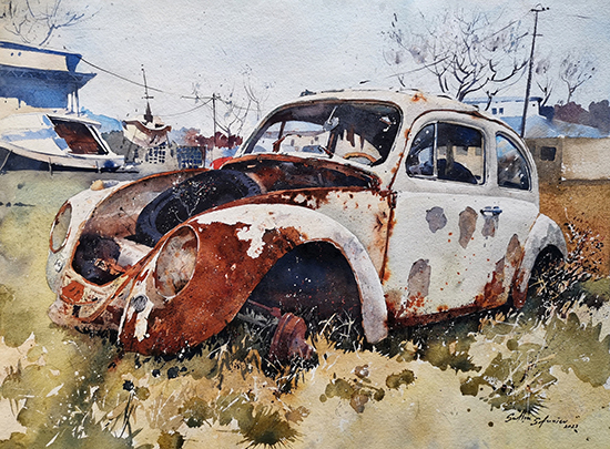 Oxide Living, Watercolor © Svetlin Sofroniev