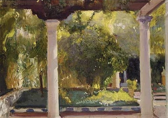 The Gardens of Sorolla's House, 1915-17, Joaquin Sorolla