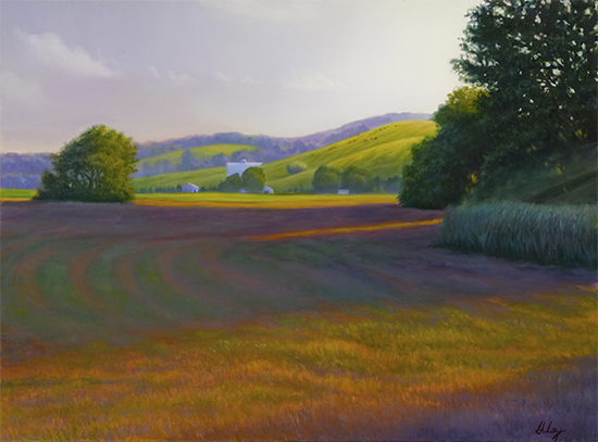 Summer Evening II, 30 x 40", Oil, © John Hulsey