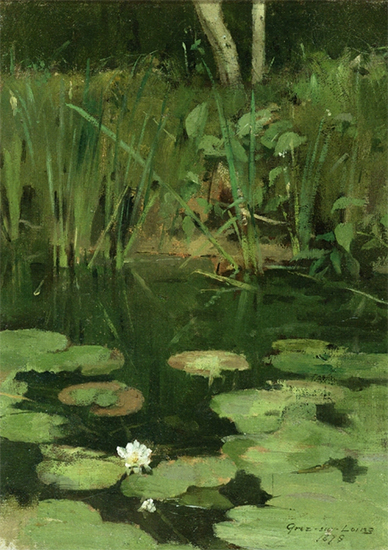 Water Lilies, 1878, Theodore Robinson