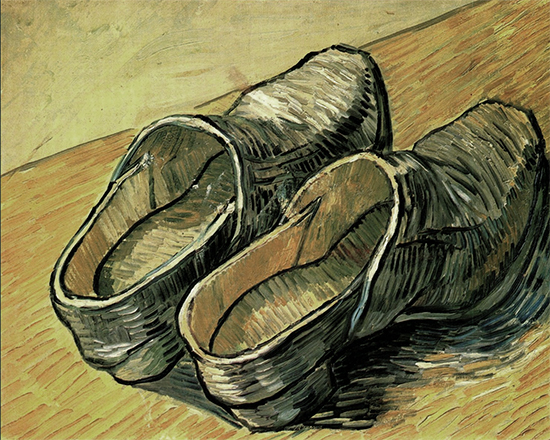 A Pair of Leather Clogs, 1888, Vincent van Gogh